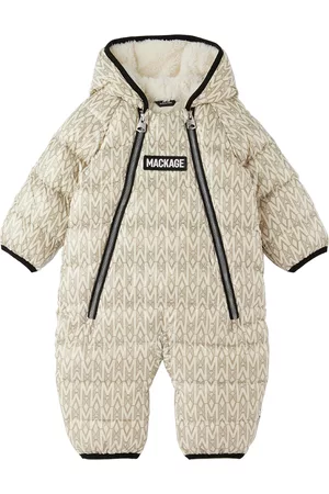 Mackage Ski Suits - Baby Beige Bambi Down Snowsuit