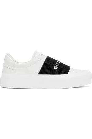 Givenchy Women Sports Equipment - White & Black City Sport Webbing Sneakers