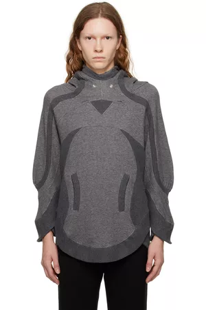 UNDERCOVER Gray Paneled Hoodie