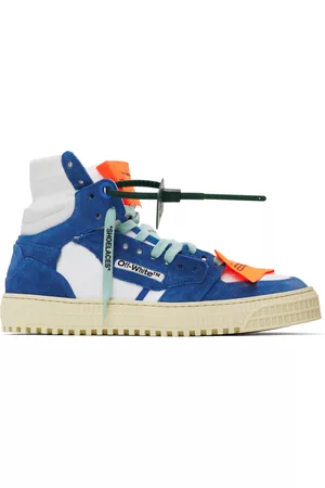 OFF-WHITE Men Sports Shoes - Blue High Off-Court 3.0 Sneakers