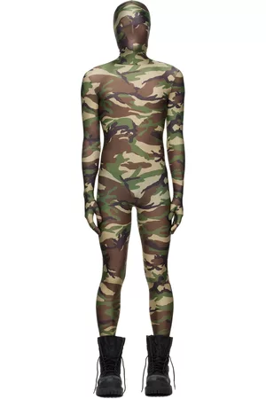 Vetements Men Jumpsuits - Khaki Camouflage Jumpsuit
