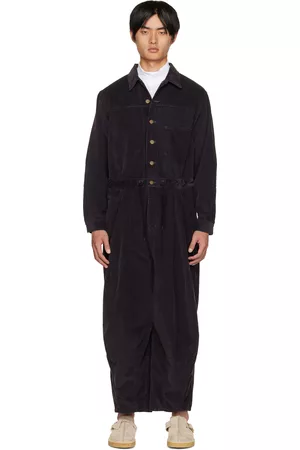 Pins & Needles Men Dungarees - Black H.D. All-In-One Overalls