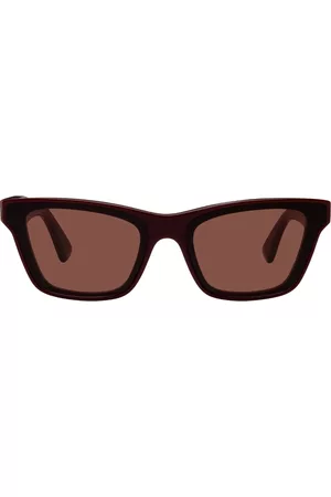 Bottega Veneta Men Sunglasses - Burgundy Inset Sunglasses