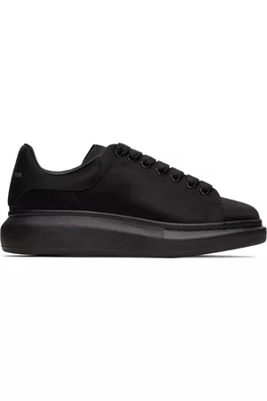 Alexander McQueen Men Sneakers - Black Oversized Sneakers