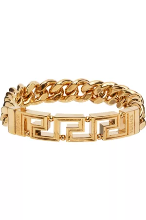 VERSACE Gold Greca Chain Bracelet