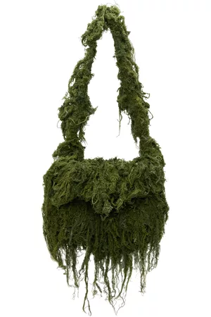 Solitude Studios Men Luggage - Green Seaweed Messenger Bag