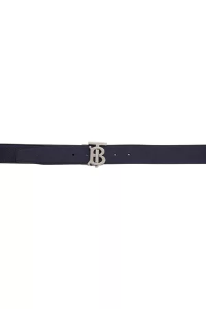 Burberry Burberry Reversible Monogram Leather Belt - Stylemyle