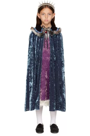 Anna Sui Mini SSENSE Exclusive Kids Blue Prince Halloween Cape
