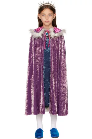 Anna Sui Mini SSENSE Exclusive Kids Purple Prince Halloween Cape