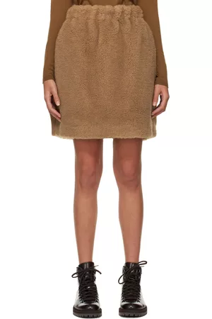 Max Mara Women Mini Skirts - Tan Agente Miniskirt