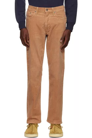 Ralph Lauren Men Skinny Pants - Tan Varick Slim Straight Trousers