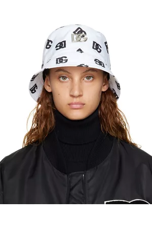 Dolce & Gabbana Women Hats - Black & White DG Bucket Hat