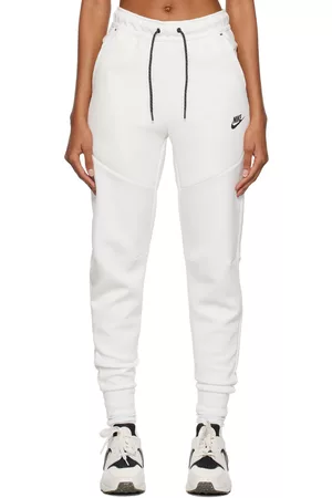 Nike Women Sweats - White Sportswear Tech Lounge Pants