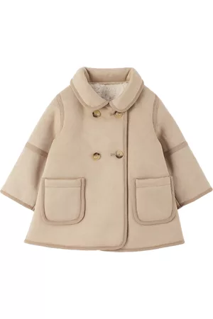 Chloé Baby Beige Faux-Suede Coat