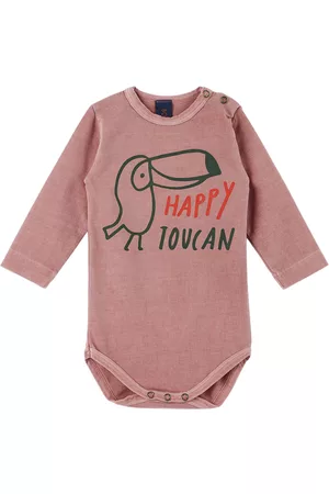 Bonmot Baby Red 'Happy Toucan' Romper