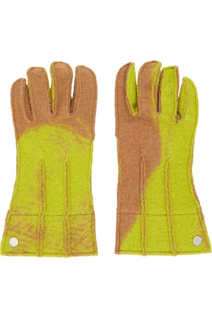 Issey Miyake Green & Brown Grow Gloves