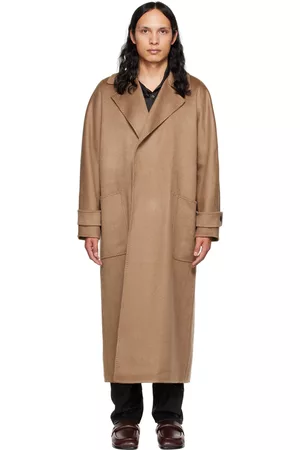 Max Mara Men Coats - Brown Feluca Coat