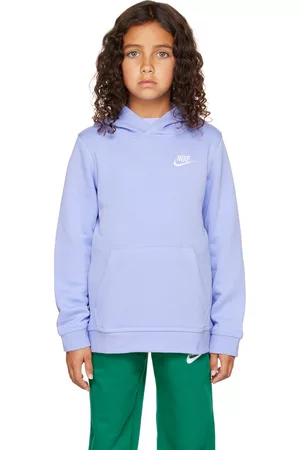 Nike Kids Purple Sportswear Club Pullover Hoodie