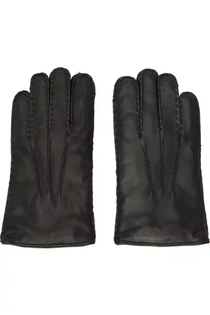 Ralph Lauren Black Leather Gloves