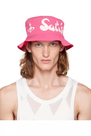 Vivienne Westwood Men Hats - Pink ITC Edition Fisher Bucket Hat