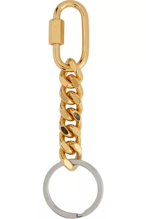 In Gold We Trust Men Keychains - Curb Chain Keychain