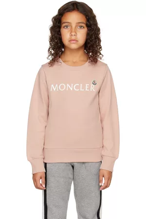 Moncler Kids Pink Logo Sweatshirt