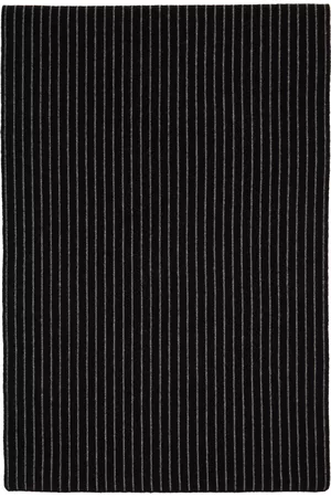 Joseph Men Scarves - Black & Gray Pinstripe Scarf
