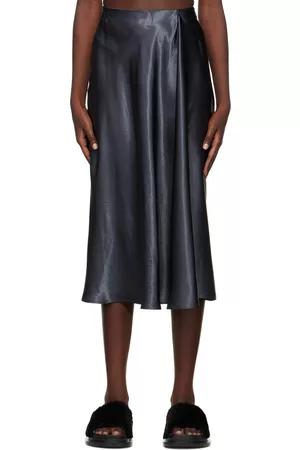 Max Mara Women Midi Skirts - Gray Coimbra Midi Skirt