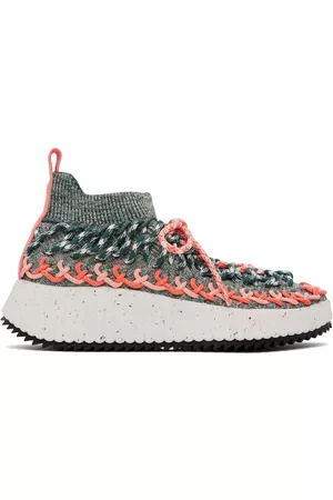 Chloé Green Nama Sock Sneakers
