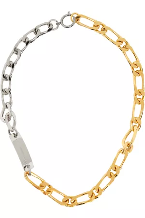 In Gold We Trust Gold & Silver Mixed Chain Necklace