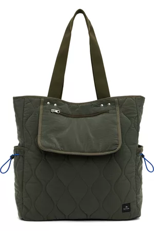 Paul Smith Men Bags - Reversible Green Quilted Tote
