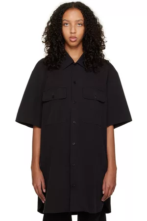LEMAIRE Black Patch Pocket Shirt
