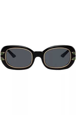 Casablanca Women Sunglasses - Black Oval Sunglasses
