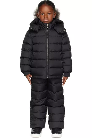 Moncler Ski Suits - Kids Black Benjynf Snowsuit Set
