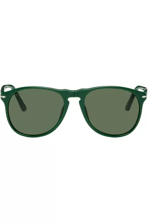 Persol Men Sunglasses - Green PO9649S Sunglasses