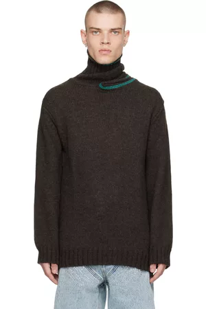 Y / PROJECT Men Turtleneck Sweaters - Double Neck Turtleneck