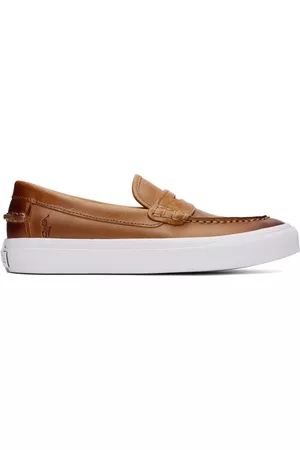 Ralph Lauren Men Loafers - Brown Keaton Penny Loafers