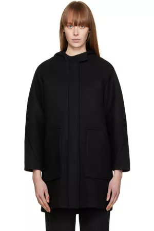 Max Mara Women Coats - Black Rennes Coat