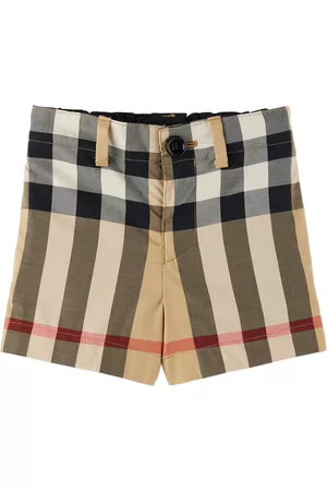 Burberry Baby Beige Check Shorts