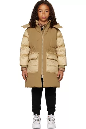 Burberry Kids Tan Reva Down Coat