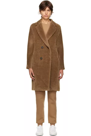 Max Mara Women Coats - Brown Roseto Coat
