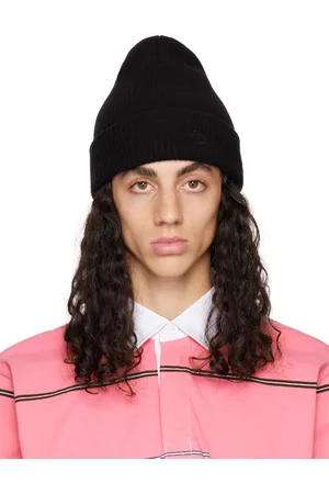 Noah NYC Men Beanies - Black Cashmere Beanie