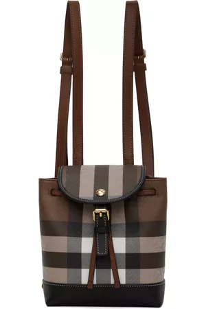 Burberry Women Luggage - Brown Micro Backpack