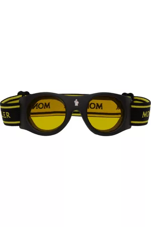Moncler Black Goggle Sunglasses