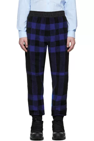 Burberry Blue & Black Exploded Lounge Pants