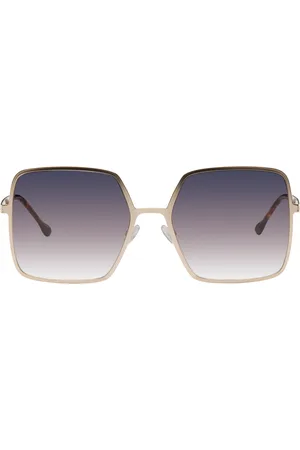 Off-White Off White Women's Silver Acetate Sunglasses - Stylemyle