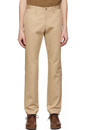 A.P.C. Men Chinos - Beige Classic Chino Trousers