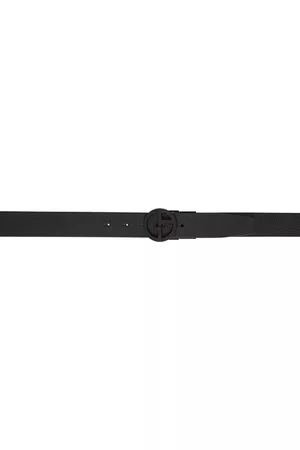 Armani Men Belts - Black Garnet & Smooth Belt