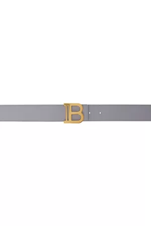 Balmain Women Belts - Gray B-Belt Belt