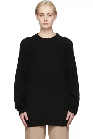 By Malene Birger Women Long Sleeved Shirts - Black Cirla Mohair-Blend Crewneck